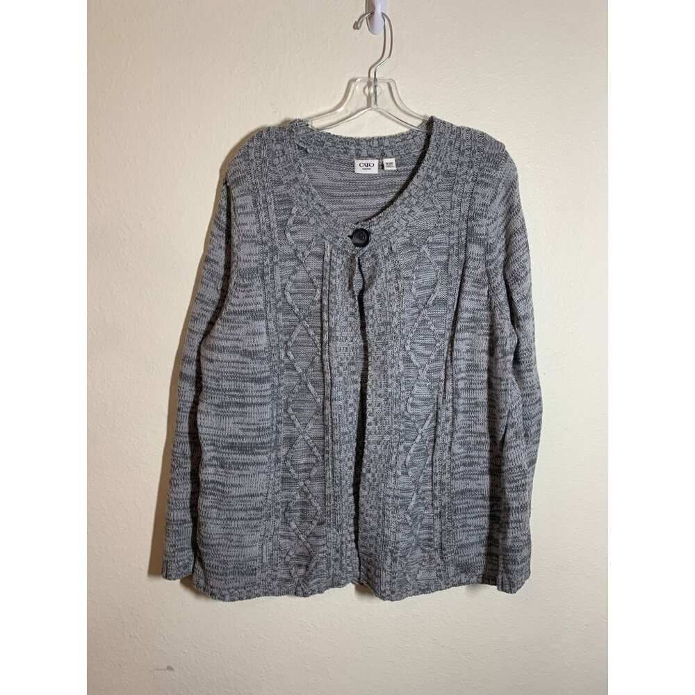 Cato Cardigan Sweater Plus Size 18/20W Knit Business Casual Boho Hippie Granny